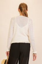 POSITANO CROCHET CARDIGAN SET