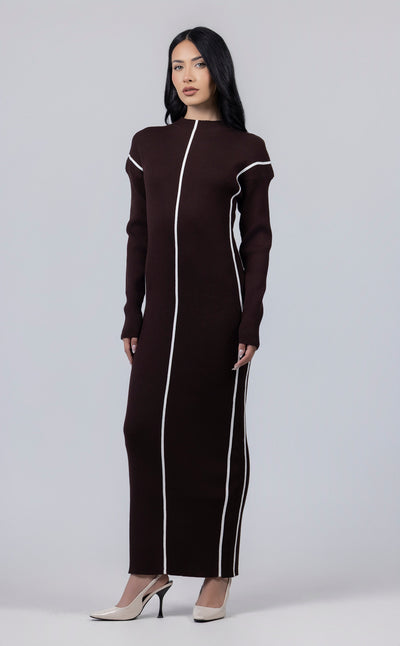 YEMINA BROWN DRESS
