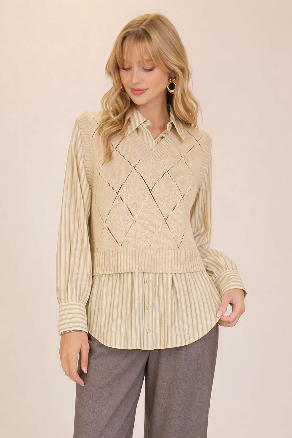 MONACO STRIPE SWEATER