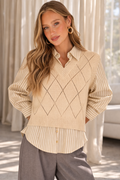 MONACO STRIPE SWEATER