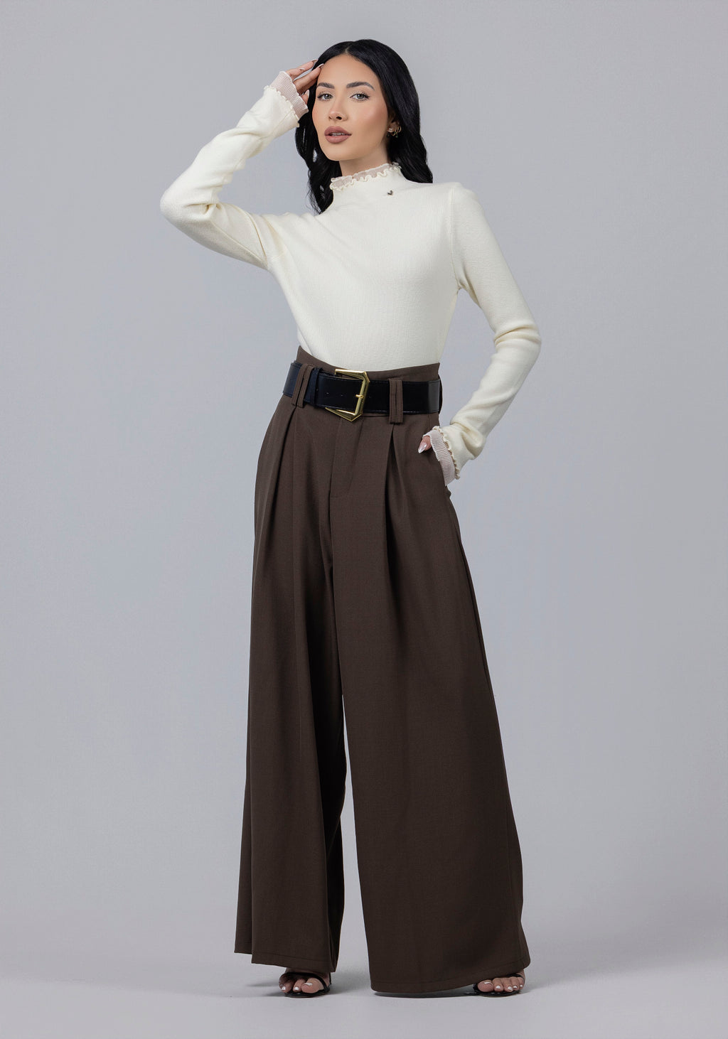 ÉLAN WIDE-LEG TROUSER