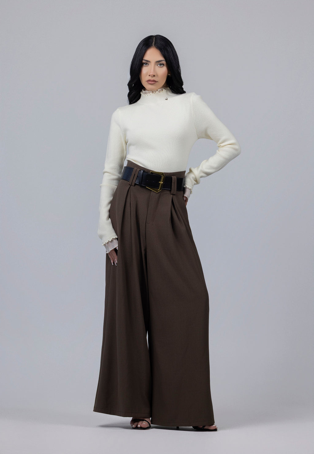 ÉLAN WIDE-LEG TROUSER