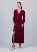 VALEN BUTTON KNIT DRESS