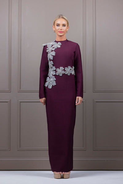 LIDIA WINE DRESS